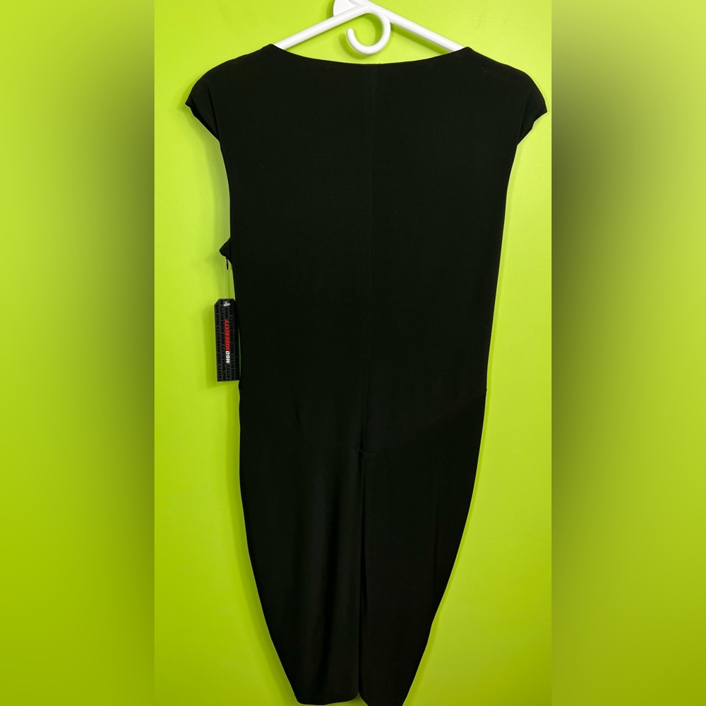 Miss Sixty classic black sleeveless dress defined waist size 8 NWT - Picture 7 of 7